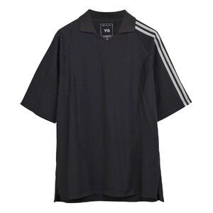 Y-3 Mens 3 Stripes T-Shirt / Black
